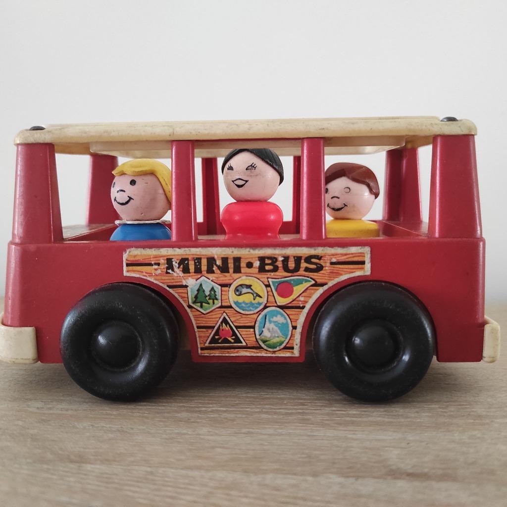 bus Fisher Price + 5 mannetjes, Kinderen en Baby's, Speelgoed | Fisher-Price, Ophalen of Verzenden, Auto of Voertuig