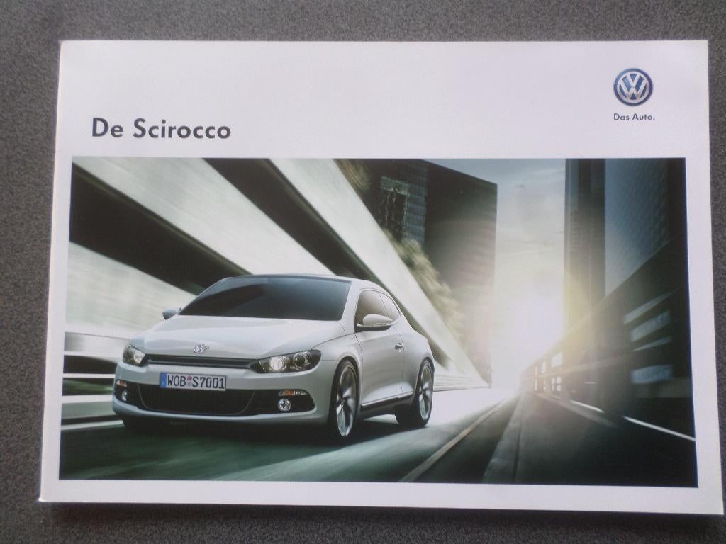 Brochure Volkswagen VW Scirocco avec GTS 2013, Enlèvement ou Envoi, Volkswagen
