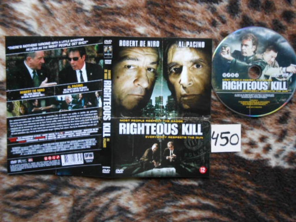 DVD fim speelfilm Righteous Kill met Robert De Niro triller, Vanaf 12 jaar, Ophalen of Verzenden, Gebruikt, Actiethriller
