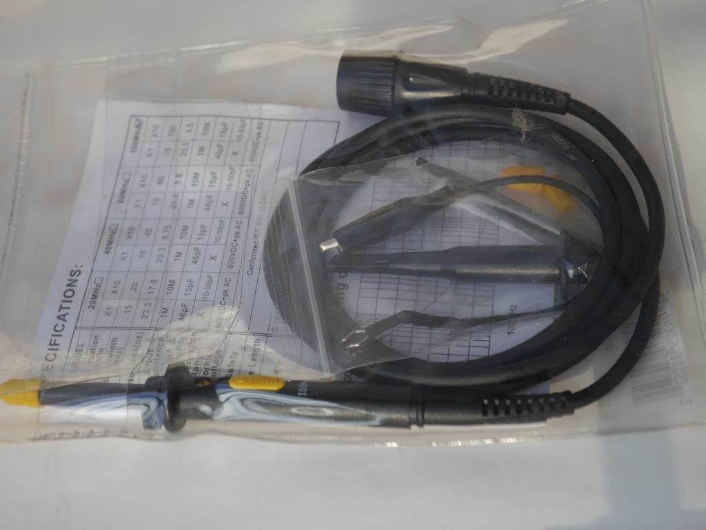 Probe 100 Mhz  600V Oscilloscope, Bricolage & Construction, Instruments de mesure, Enlèvement ou Envoi, Neuf