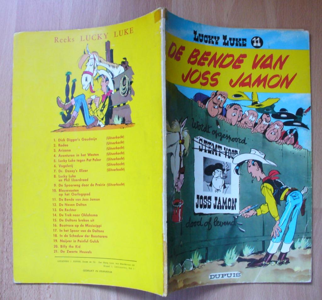 LUCKY LUKE 11 DE BENDE VAN JOSS JAMON MORRIS WESTERN HUMOR, Eén stripboek, Ophalen of Verzenden, Gelezen, Morris / Goscinny