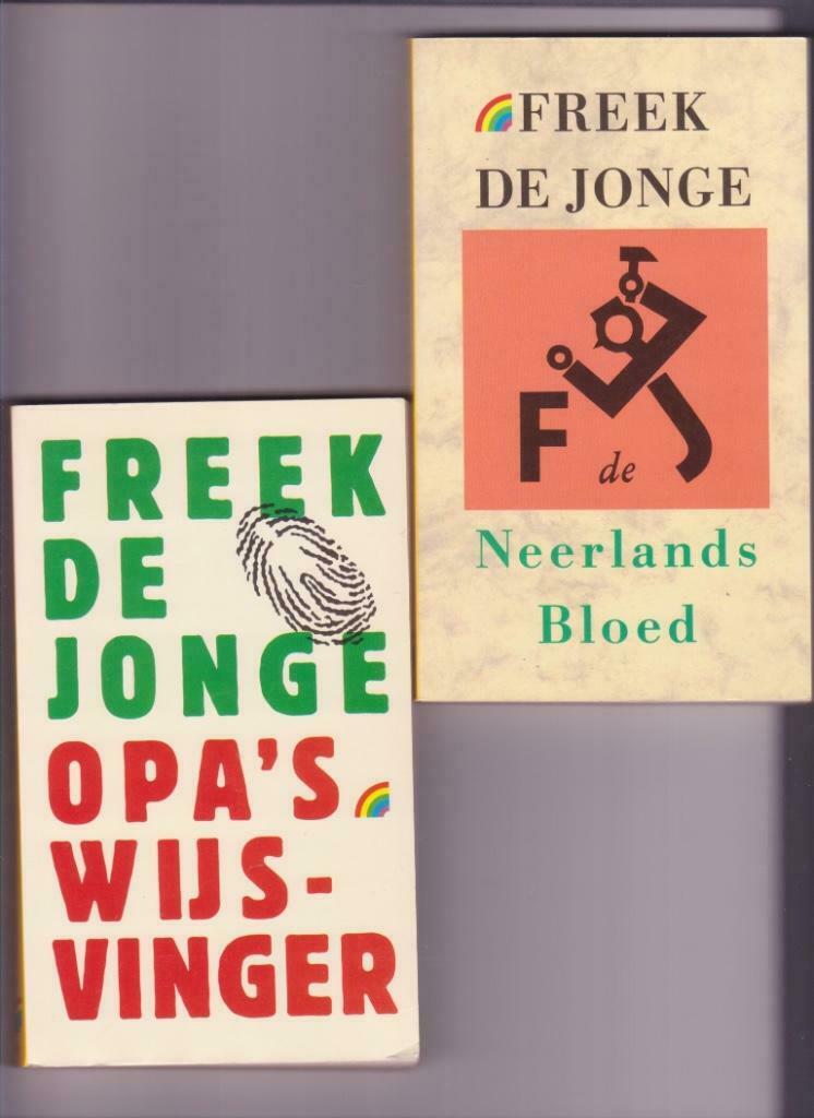 Freek de Jonge : Neerlands bloed + Opa's wijsvinger Rainbow, Enlèvement ou Envoi, Utilisé, Cabaret