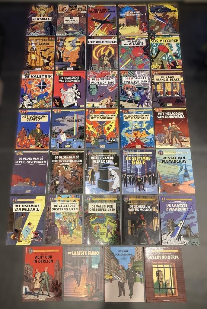 Blake en Mortimer - 34 strips, Plusieurs BD, Enlèvement ou Envoi