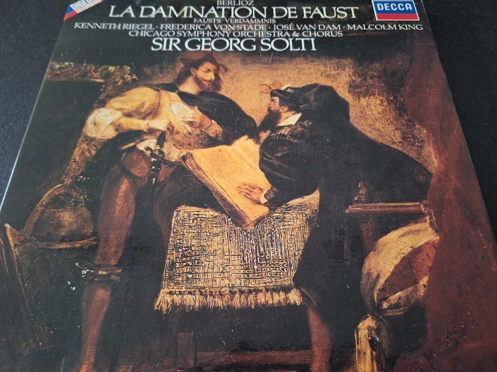 Berlioz / Solti - La Damnation De Faust Box 3 x Lp's Vinyl, Gebruikt, Opera of Operette, Ophalen of Verzenden, 12 inch