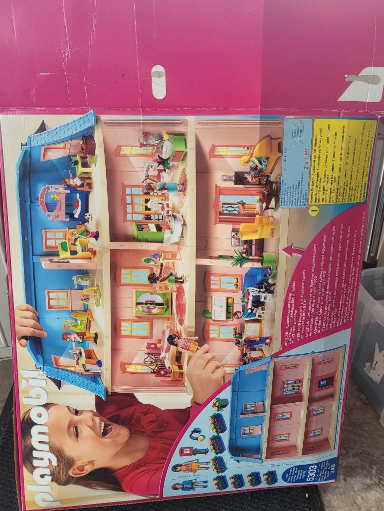 Poppenhuis van playmobil, Ophalen, Gebruikt
