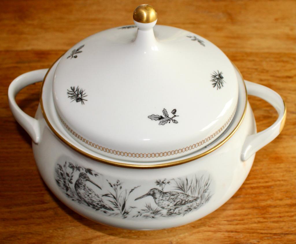SUPERBE terrine à soupe gibier en porcelaine marque Kahl, Enlèvement ou Envoi