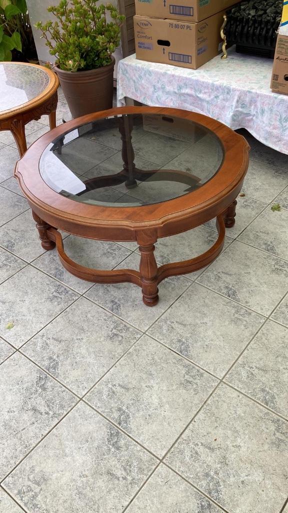 Massief salontafel, Ophalen