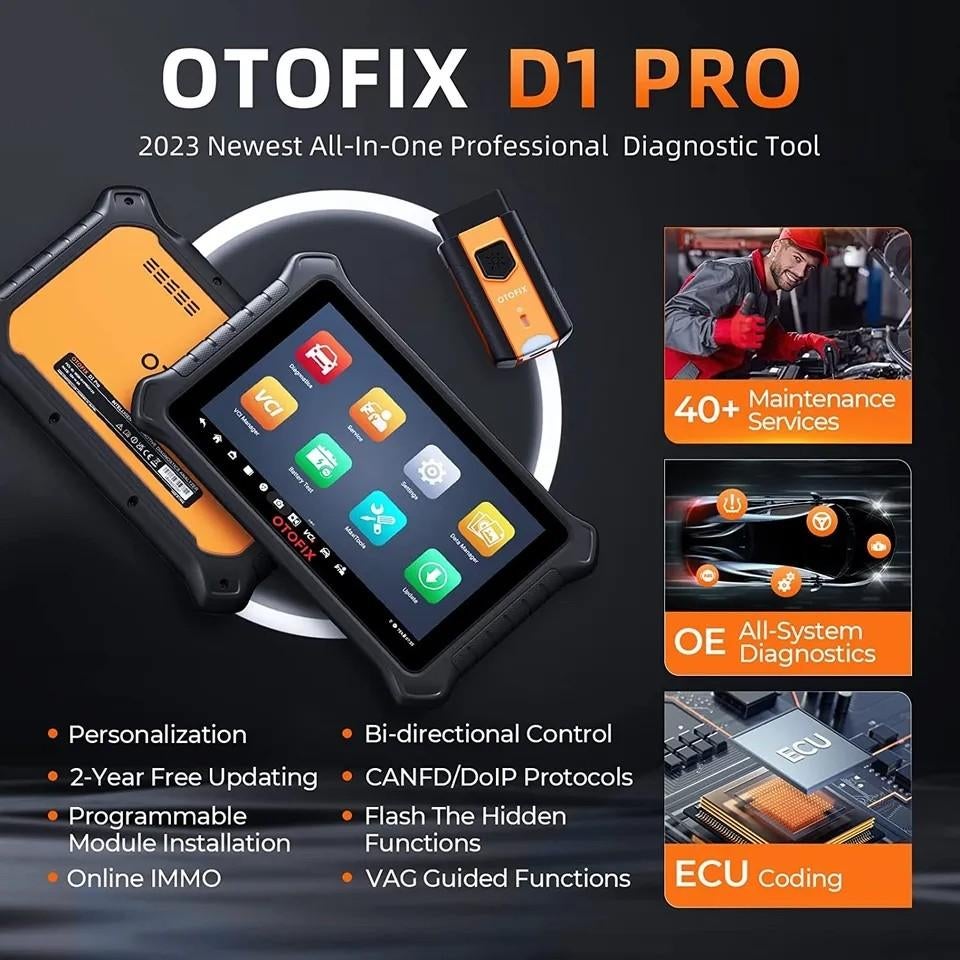 Otofix D1 PRO s universeel uitleesapparaat bluetooth OBD2, Auto diversen, Autogereedschap, Nieuw, Ophalen of Verzenden