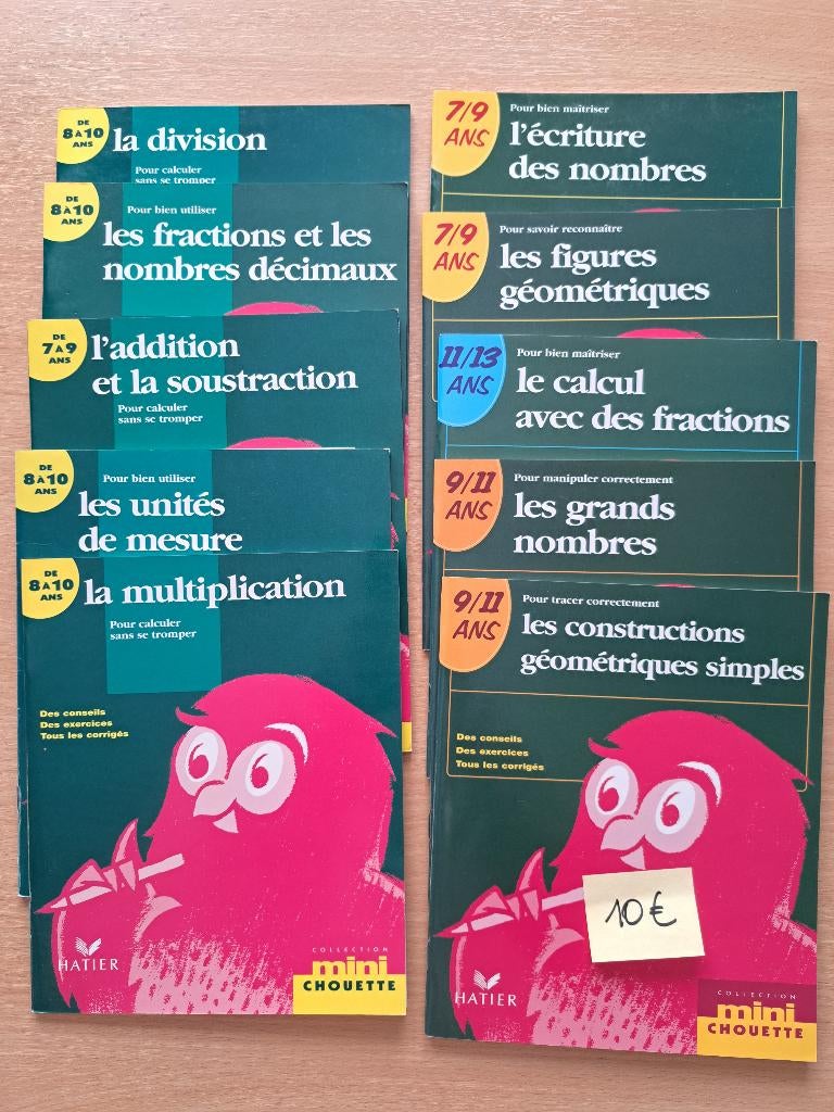 Mini-chouette math - Manuel scolaire math, Enlèvement, Comme neuf, Primaire, Mathématiques A