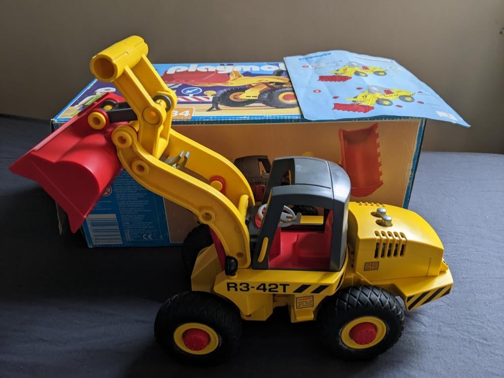 Playmobil 3934 bulldozer, volledige set, Kinderen en Baby's, Speelgoed | Playmobil, Ophalen of Verzenden, Zo goed als nieuw, Complete set