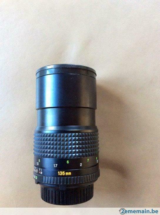 Objectif 135   photo, Utilisé, Objectif grand angle