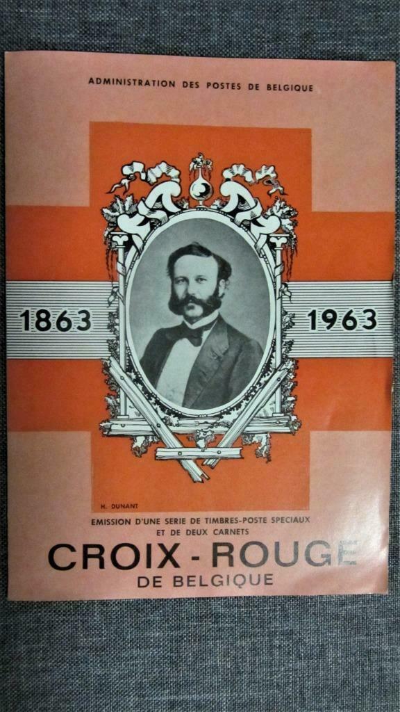 FOLDER BELGIË- RODE KRUIS VOLLEDIGE SERIE 1262/1268, Postzegels en Munten, Ophalen of Verzenden, Gestempeld, Overige thema's