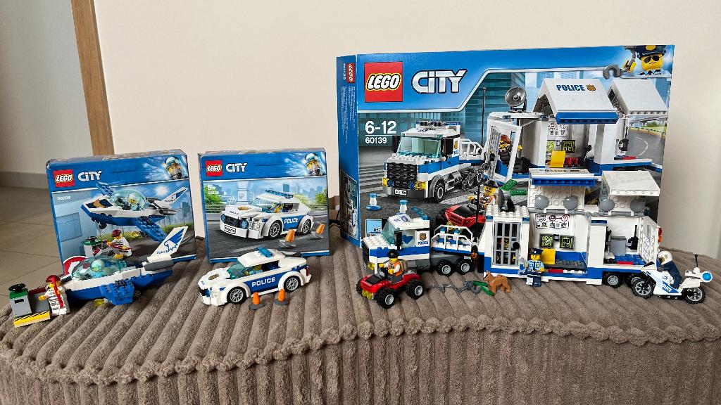 Lego City Politie 60206/60239/60139, Ophalen, Zo goed als nieuw, Complete set, Lego