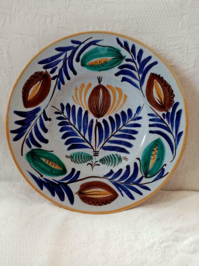 Perignem Flandre keramische plaat door R.Vandeweghe 60s 31c, Antiek en Kunst, Ophalen of Verzenden