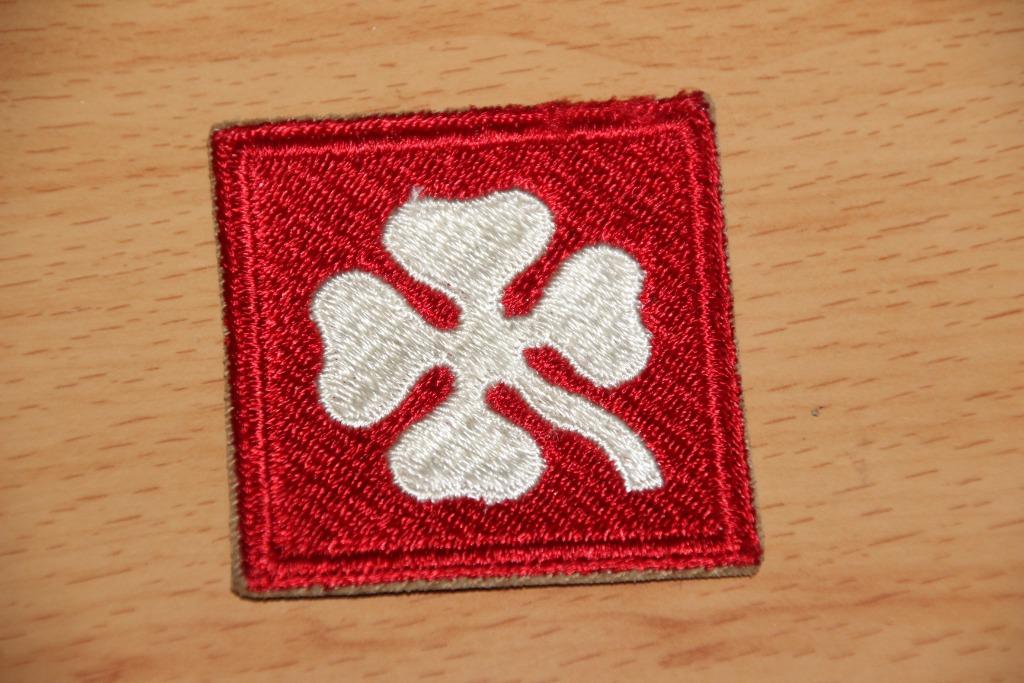 us ww2 "Patch 4Th Army" (original), Collections, Envoi, Armée de terre, Emblème ou Badge