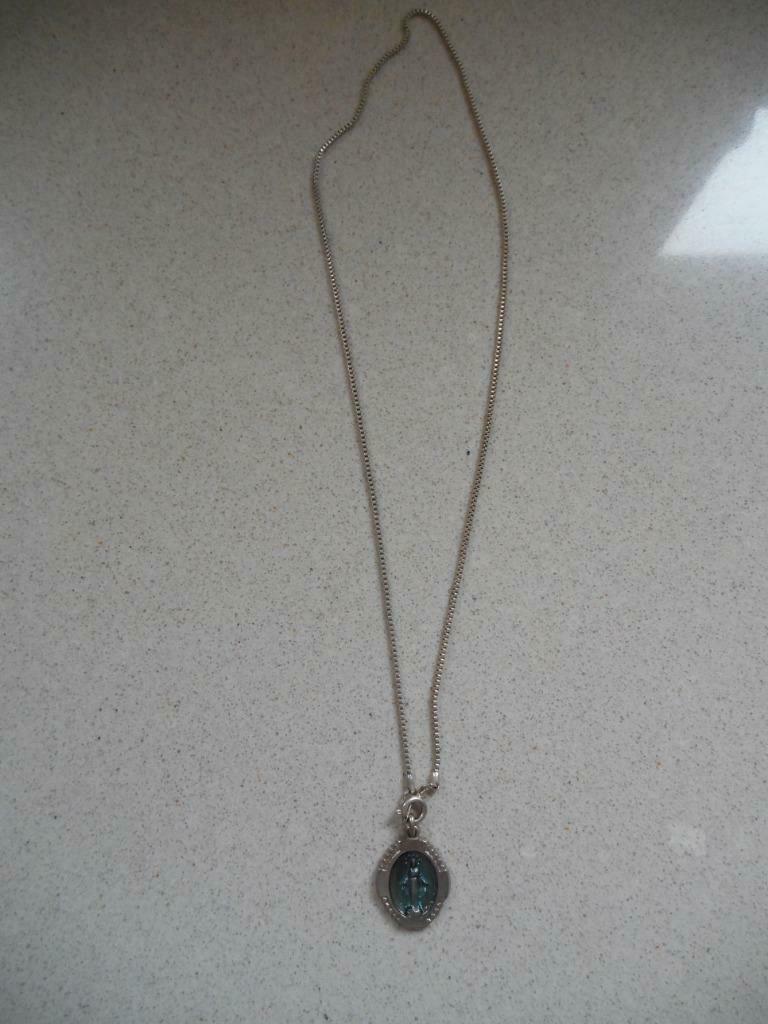 1 chaîne en argent, Enlèvement ou Envoi, Avec pendentif, Utilisé, Autres matériaux