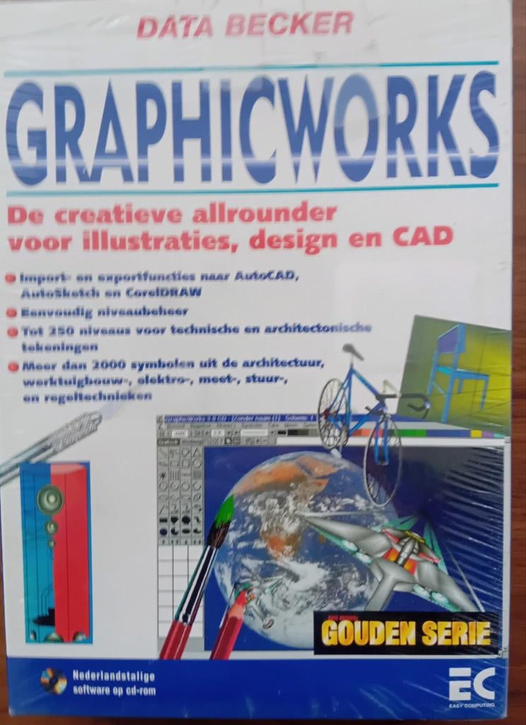 CD-ROM GraphicWorks Data Becker pour PC, Enlèvement ou Envoi, Comme neuf