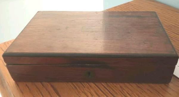 💅 belle boîte à gants ancienne 19eme en bois precieux, Maison & Meubles, Accessoires pour la Maison | Coffres, Utilisé, Moins de 50 cm