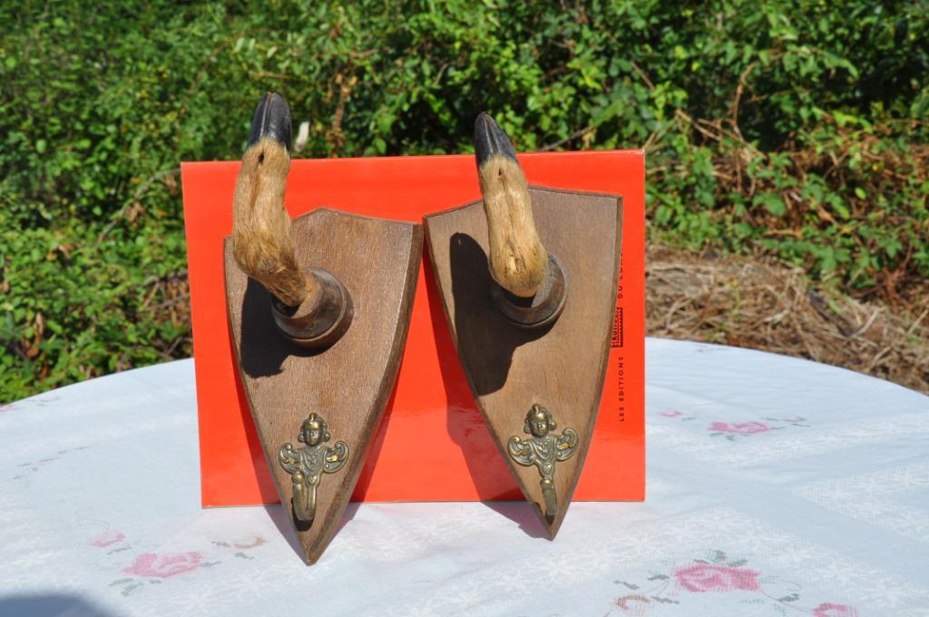 §  ratelier pates de biche avec crochet ange, Ophalen of Verzenden