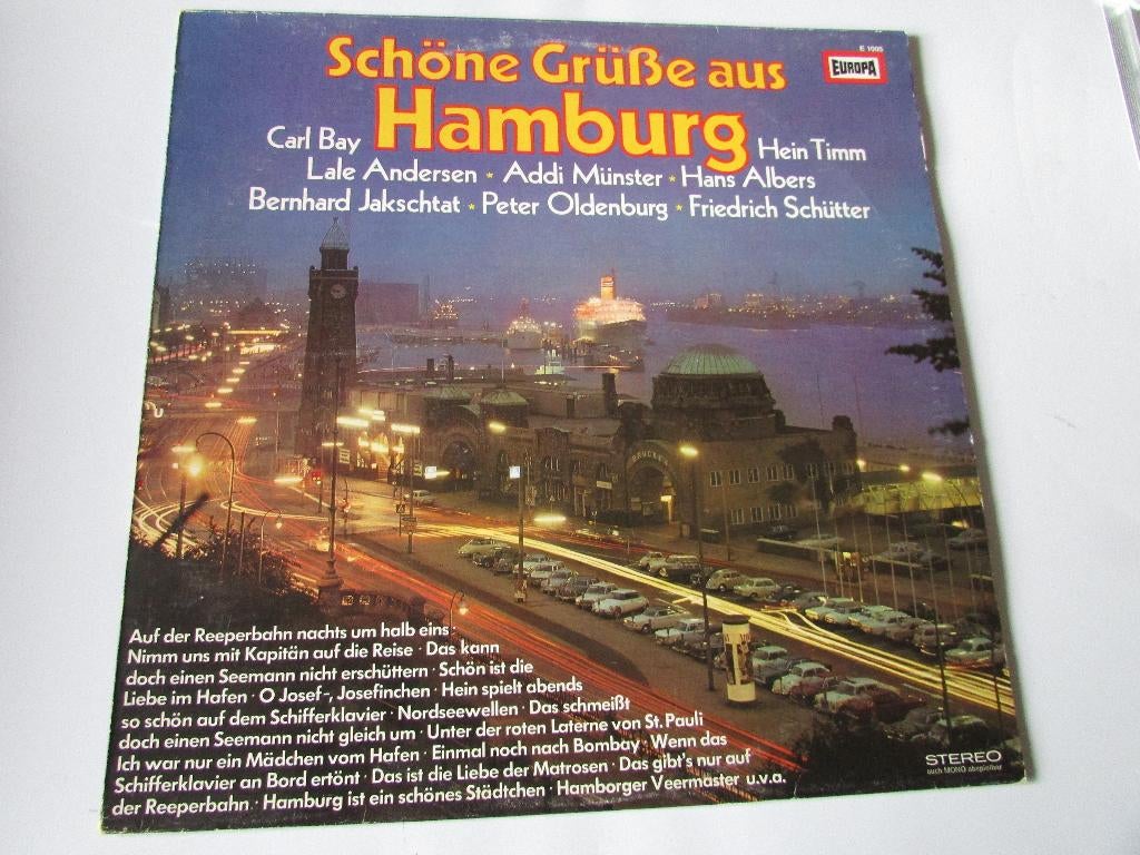 SCHÖNE GRÜSE AUS HAMBURG en hamburger Blas orchestre, Gebruikt, Ophalen of Verzenden, Complilatie, Pop