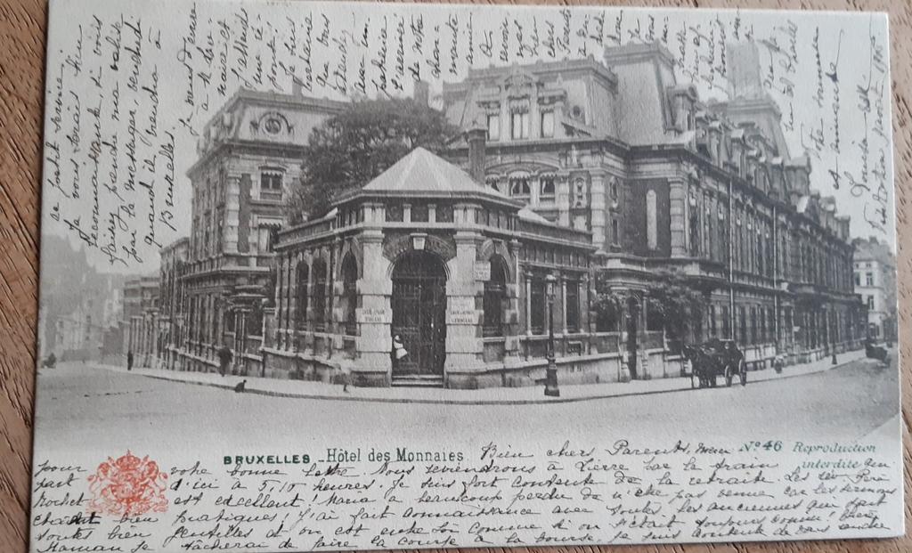 Bruxelles Saint Gilles hotel MONNAIE SINT GILLIS, Verzamelen, Verzenden