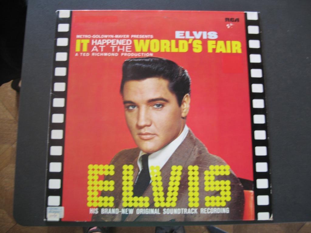 elvis presley it happened at the world's fair german made lp, Enlèvement ou Envoi, Utilisé, 12 pouces, Pop rock