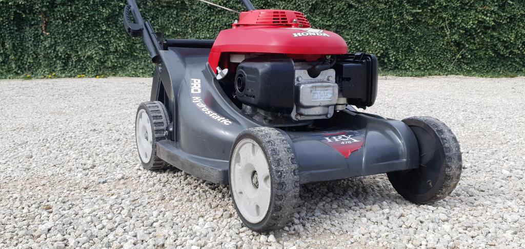 Tondeuse à gazon Honda HRX 476 , muching, jamais vide le sac, Jardin & Terrasse, Enlèvement, Comme neuf, Sac de ramassage