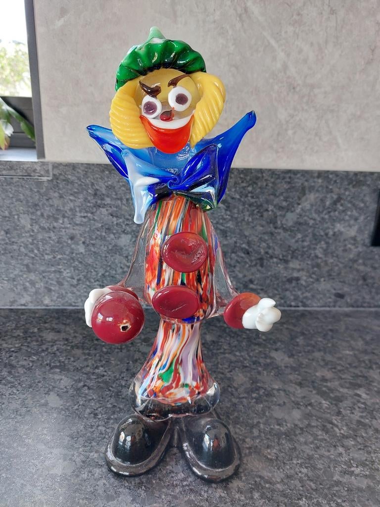 Clown uit vol glas, Antiek en Kunst, Ophalen