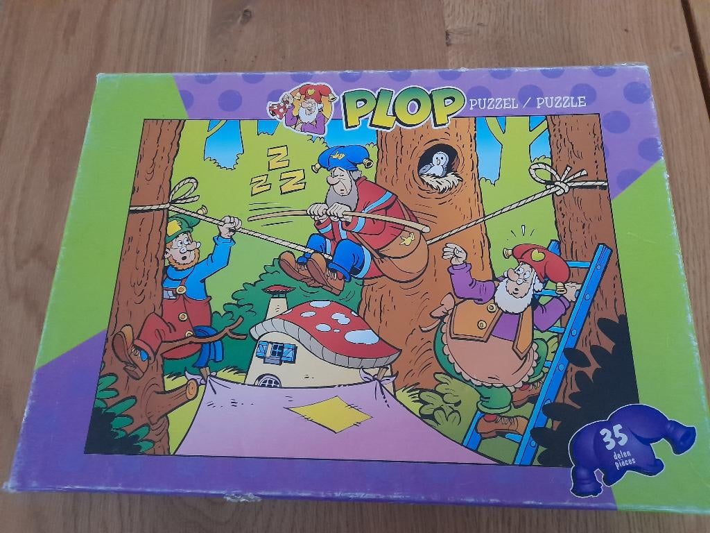 Puzzel Kabouter Plop, Ophalen of Verzenden, Gebruikt