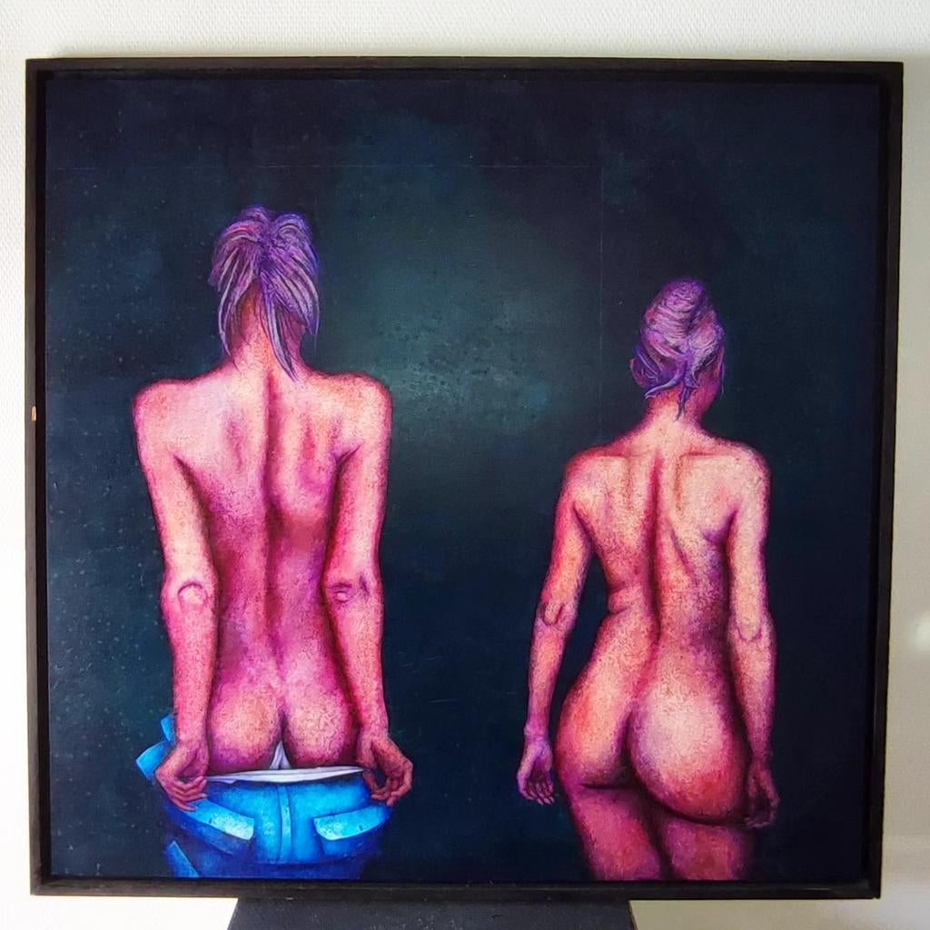 Peinture, tableau de Roland Lavianne., Antiquités & Art, Enlèvement ou Envoi
