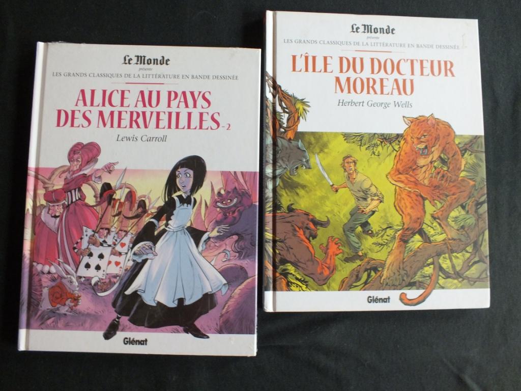 GRANDS CLASSIQUES LITTERATURE EN BD (5 ALBUMS)   GLENAT, Livres, Série complète ou Série, Enlèvement ou Envoi, Comme neuf