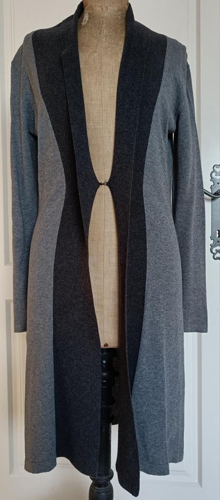 Lange cardigan Bel&Bo (maat S), Kleding | Dames, Truien en Vesten, Bel & Bo, Ophalen of Verzenden, Maat 36 (S), Grijs