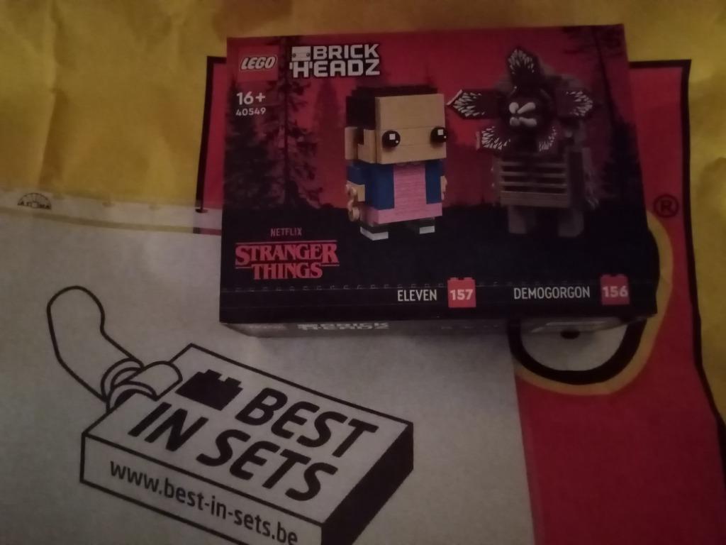 LEGO - 40549 - Brickheadz - Demogorgon & Eleven, BrickHeadz, Lego, Nieuw, Ophalen of Verzenden