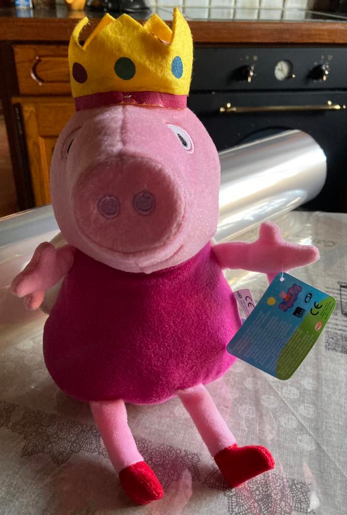 Dikke Peppa Pig knuffel 25 cm, Ophalen of Verzenden, Nieuw, Overige typen