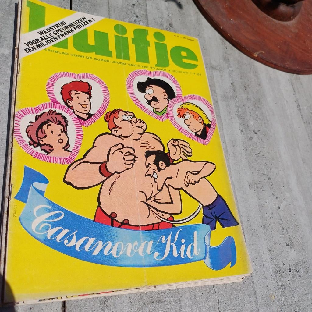 10 kuifje weekbladen 1974, Boeken, Strips | Comics, Gelezen, Ophalen of Verzenden