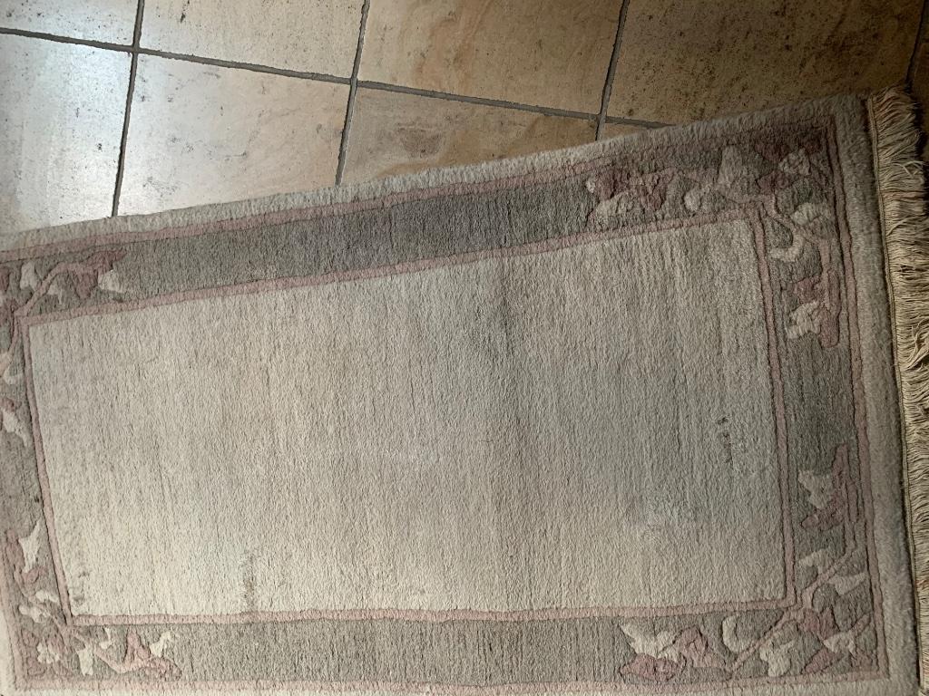 Handgeknoopt Indisch tapijt, Huis en Inrichting, Stoffering | Tapijten en Vloerkleden, Ophalen, Gebruikt, 50 tot 100 cm, 150 tot 200 cm