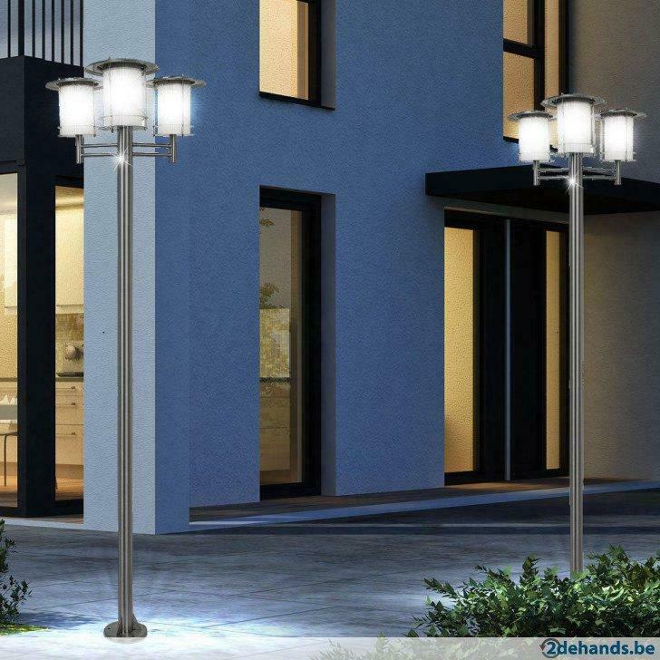 2 X Lantaarnpaal Op Zonne-Energie. Solar-Lantaarnpaal, Nieuw