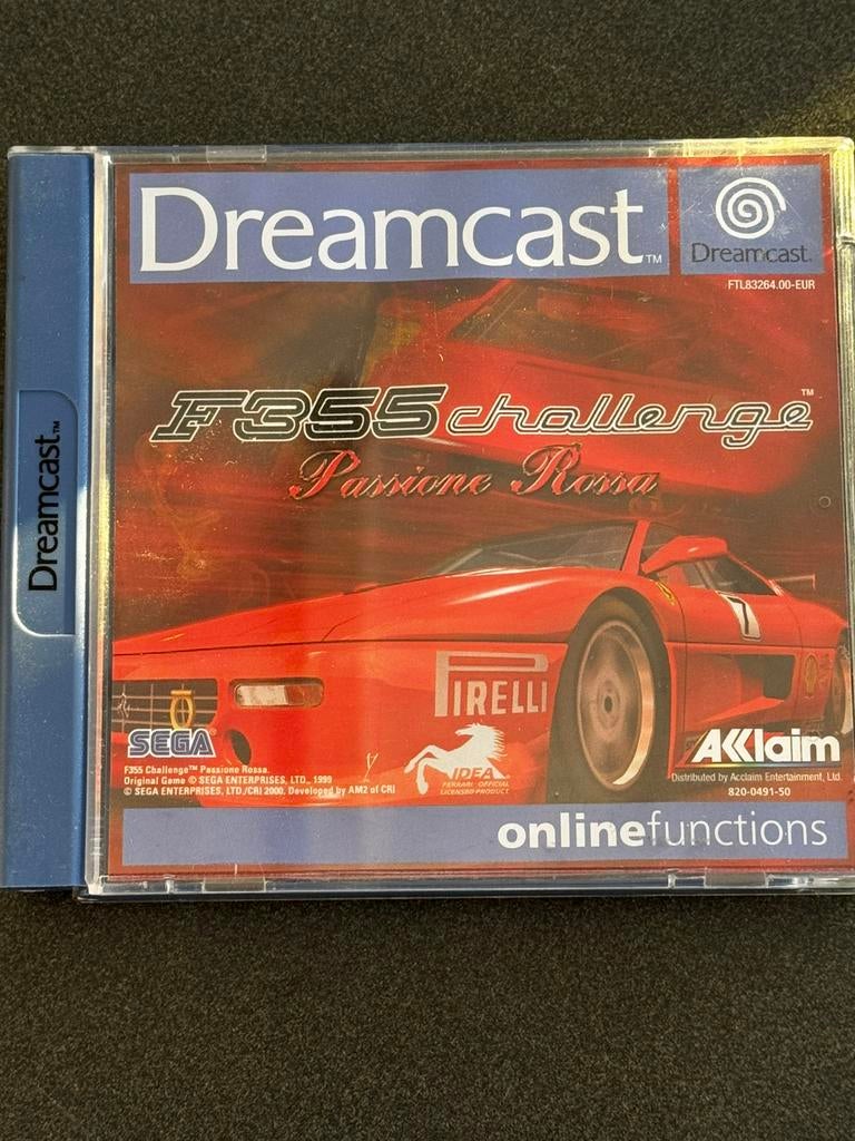 F355 Challenge “ Passion Rossa” Dreamcast game, Consoles de jeu & Jeux vidéo, Jeux | Sega, Enlèvement ou Envoi, Utilisé, Simulation