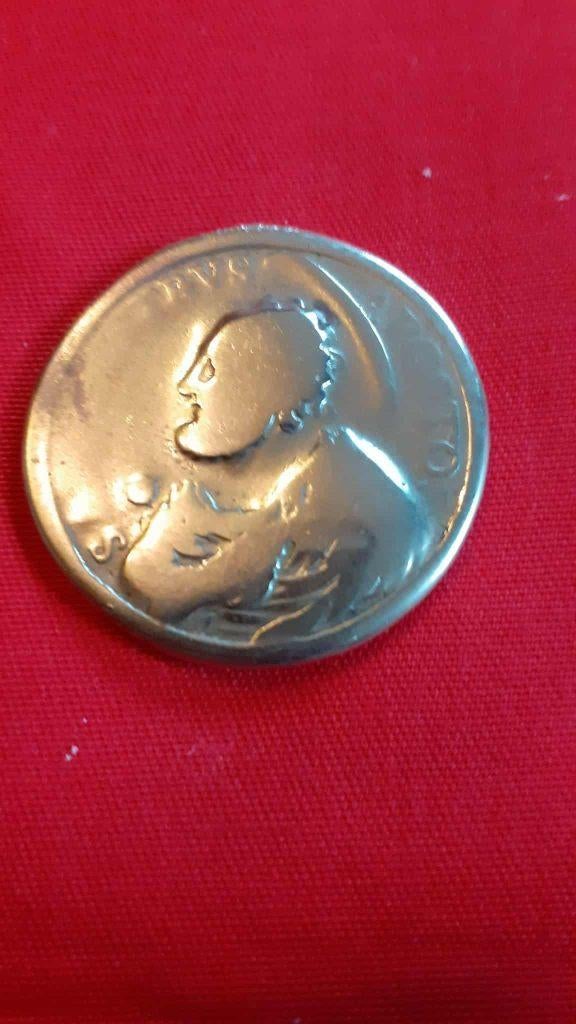 medaille religieuse en cuivre (x2043), Collections, Enlèvement ou Envoi, Utilisé, Autres types, Christianisme | Catholique