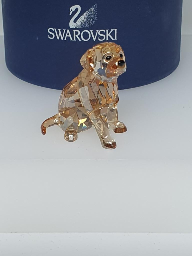 Swarovski Golden Retriever pup zittend 1142825., Enlèvement ou Envoi, Comme neuf