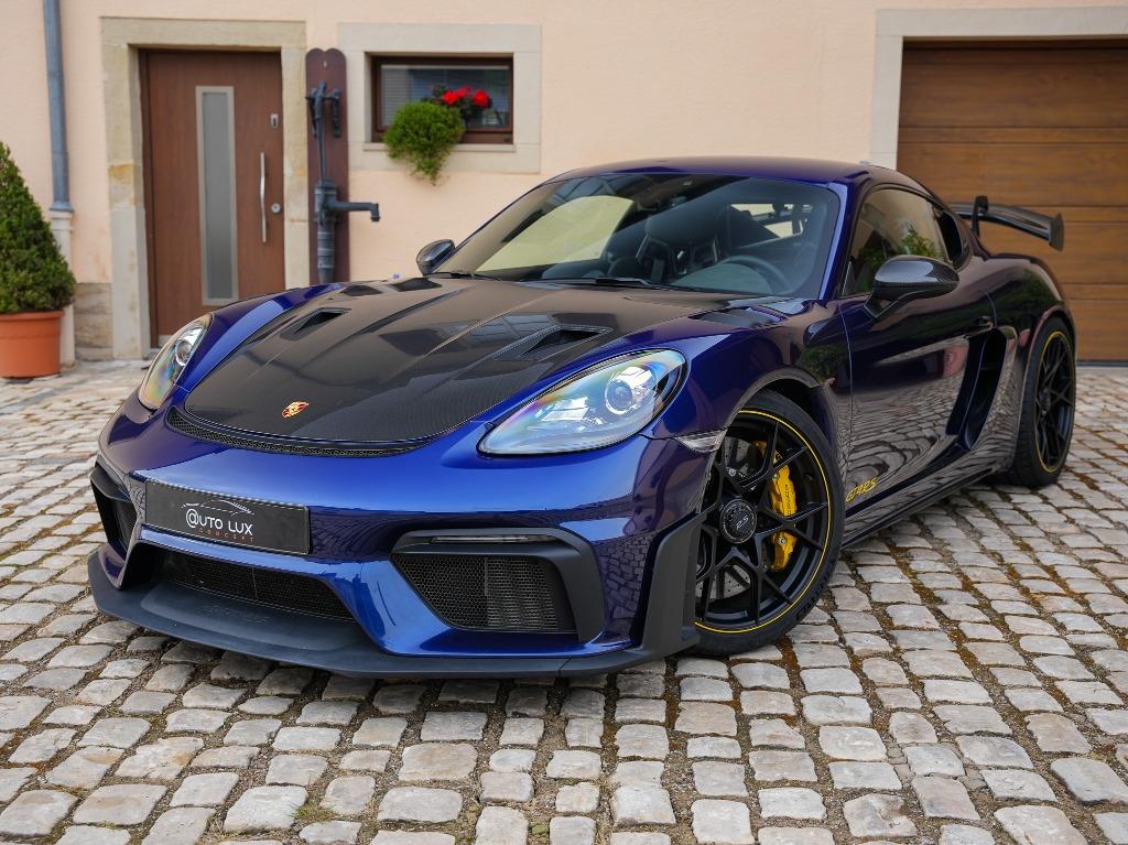 Porsche 718 Cayman GT4 RS Pack Weissach/Lift/Chrono/PCCB/Cam, Automaat, Cayman, Bedrijf, USB