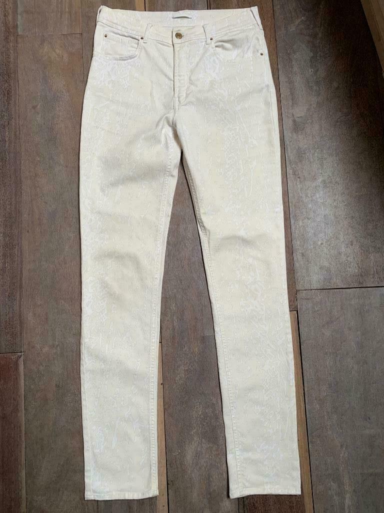 Cimarron Jeans vanille wit patroon Nouflore W30 VG conditie, Verzenden, Wit, W30 - W32 (confectie 38/40), Cimarron
