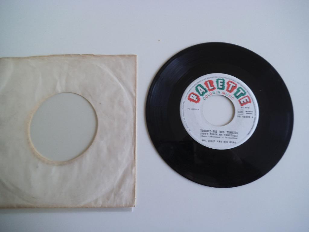 7" Mr. Dixie and his gang Touches-pas mes tomates, Enlèvement ou Envoi, Utilisé