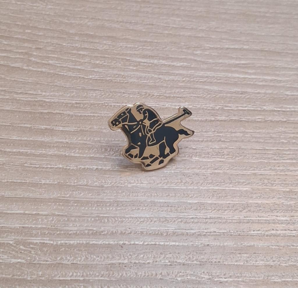 PIN - POLO - PAARD - CHEVAL, Envoi, Utilisé, Sport, Insigne ou Pin's