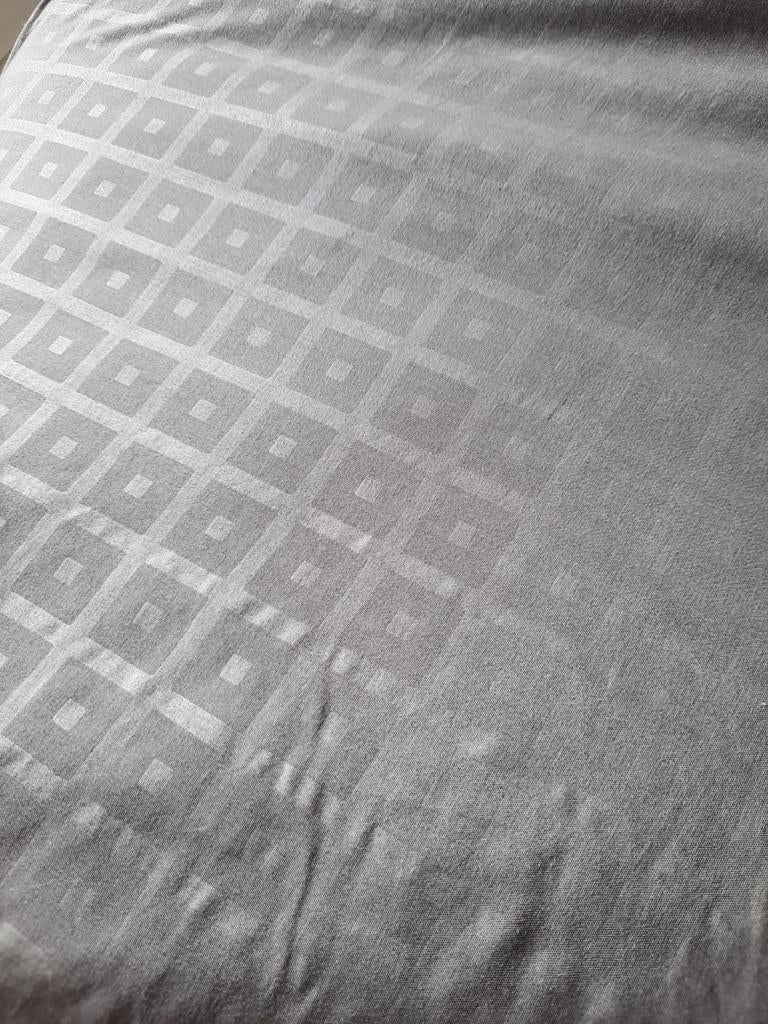 Dekbedovertrek antraciet 200x200/220, Ophalen of Verzenden, Zo goed als nieuw