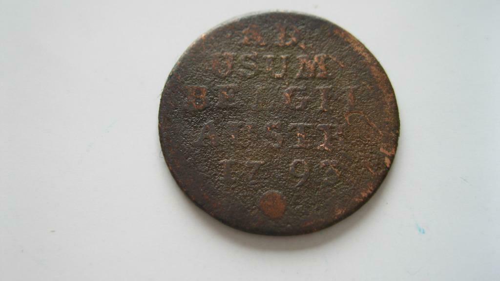 Oostenrijkse Nederlanden 2 Liards 1793, Postzegels en Munten, Ophalen of Verzenden