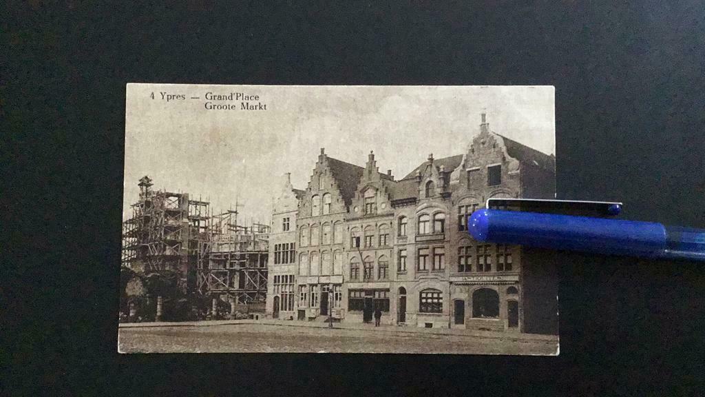 Ypres Grand Place, Avant 1920, Non affranchie