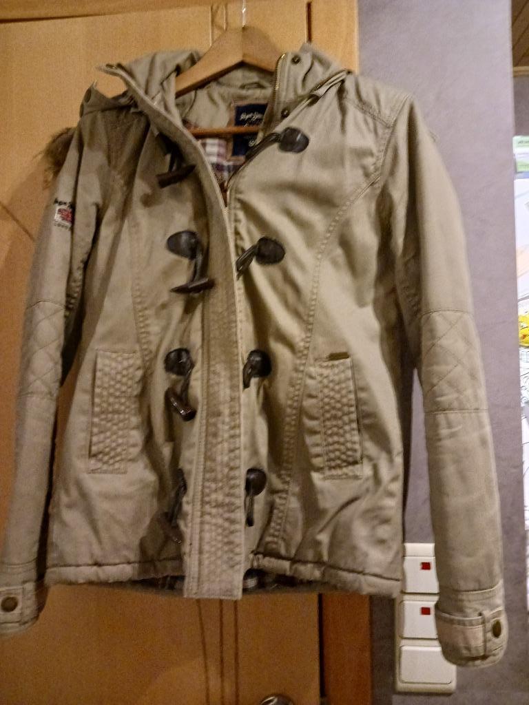 jas Pepe Jeans, Kleding | Dames, Beige, Ophalen of Verzenden, Zo goed als nieuw, Maat 36 (S)