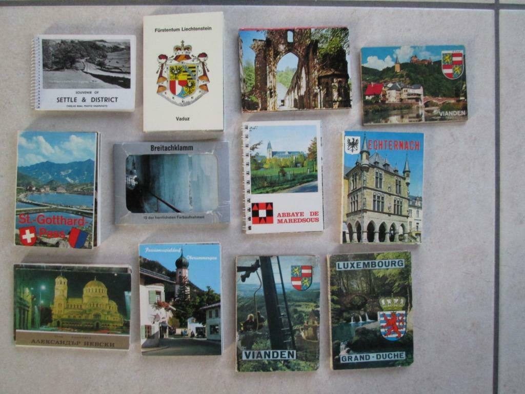 12 boekjes snapshots (kleine foto's), Verzenden