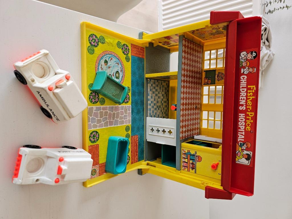 Fisher-Price Vintage 1976 Kinderziekenhuis, Ophalen of Verzenden